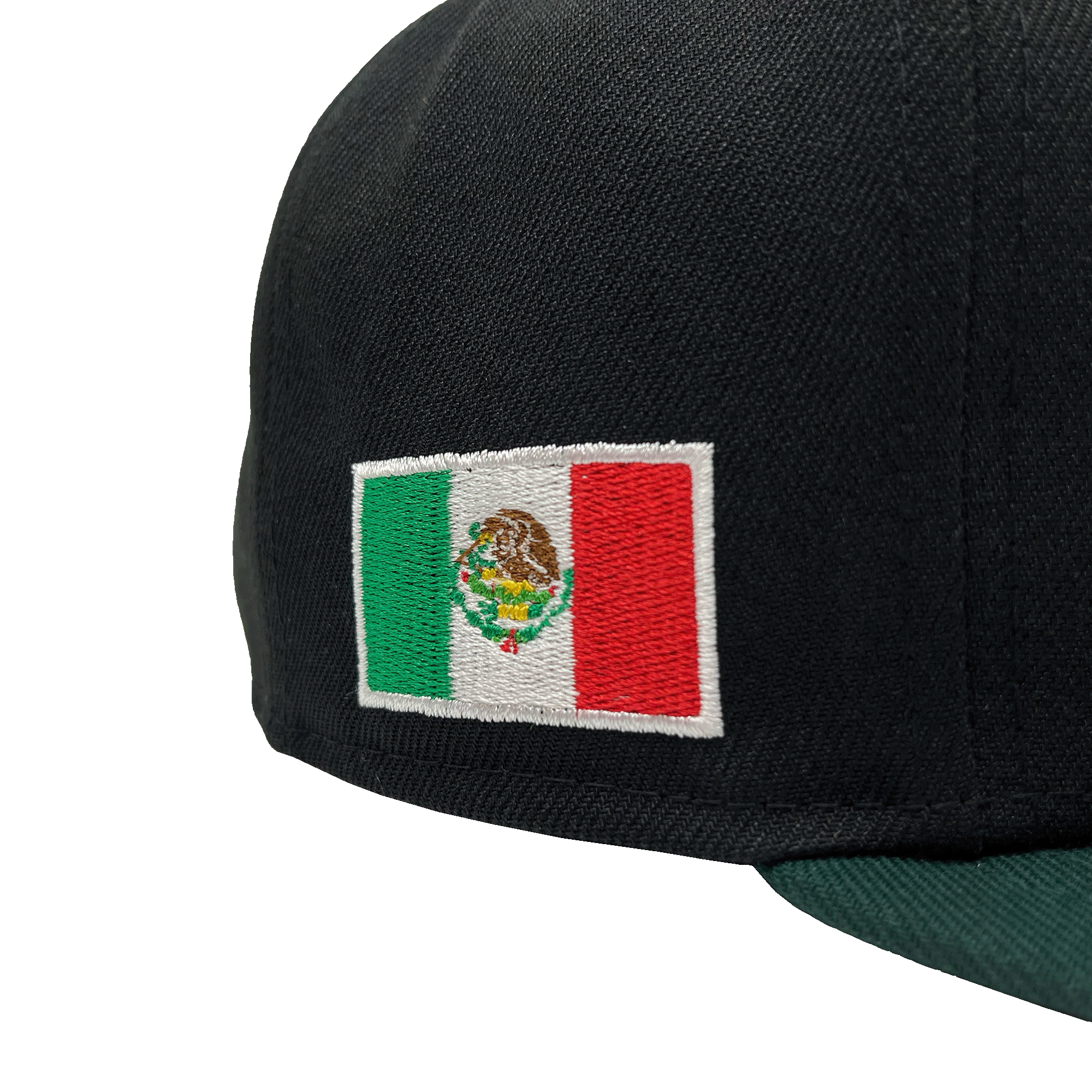 Embroidered Mexico patch.