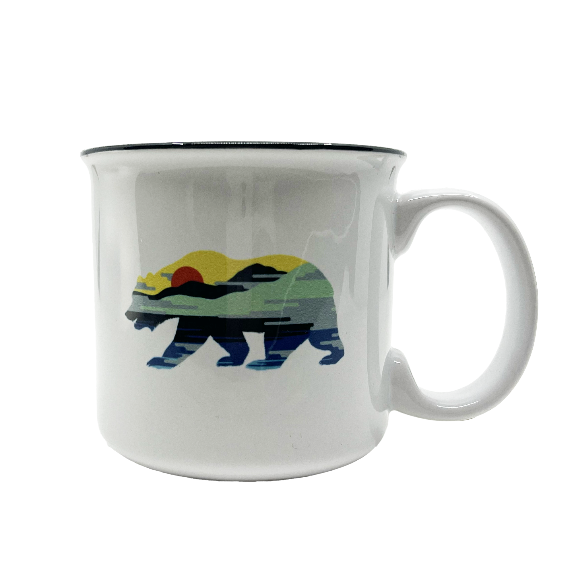 Sunset Bear Coffee Mug