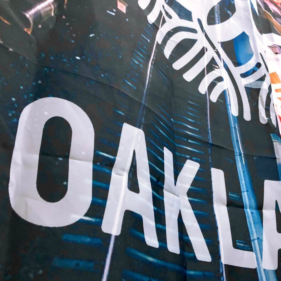 Shower Curtain - Oakland Overpass & Oaklandish Logo