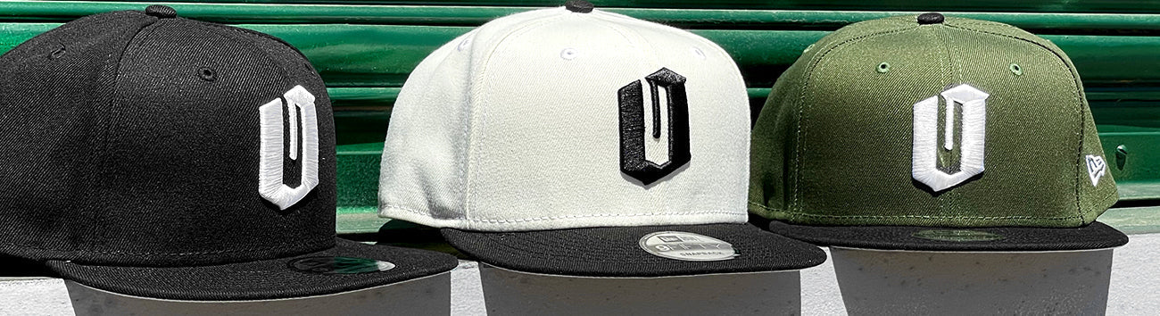New Era Fitted Caps with Official "O" logo on center front.