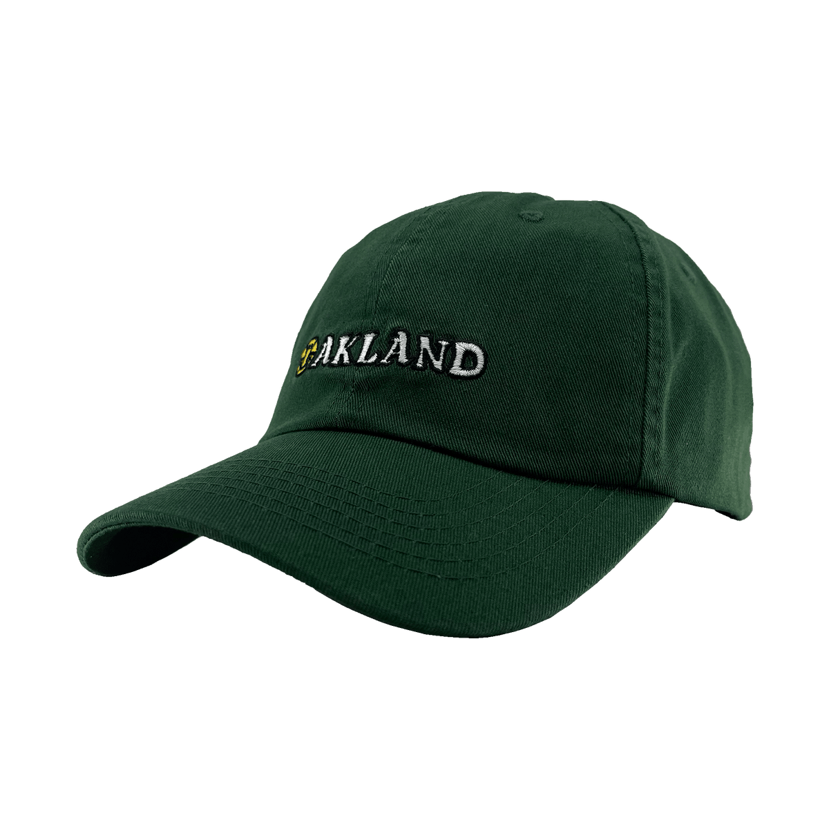 Dark green top dad hat