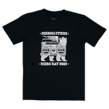 Black t-shirt with white Hieroglyphics Hiero Day 2023 graphic.