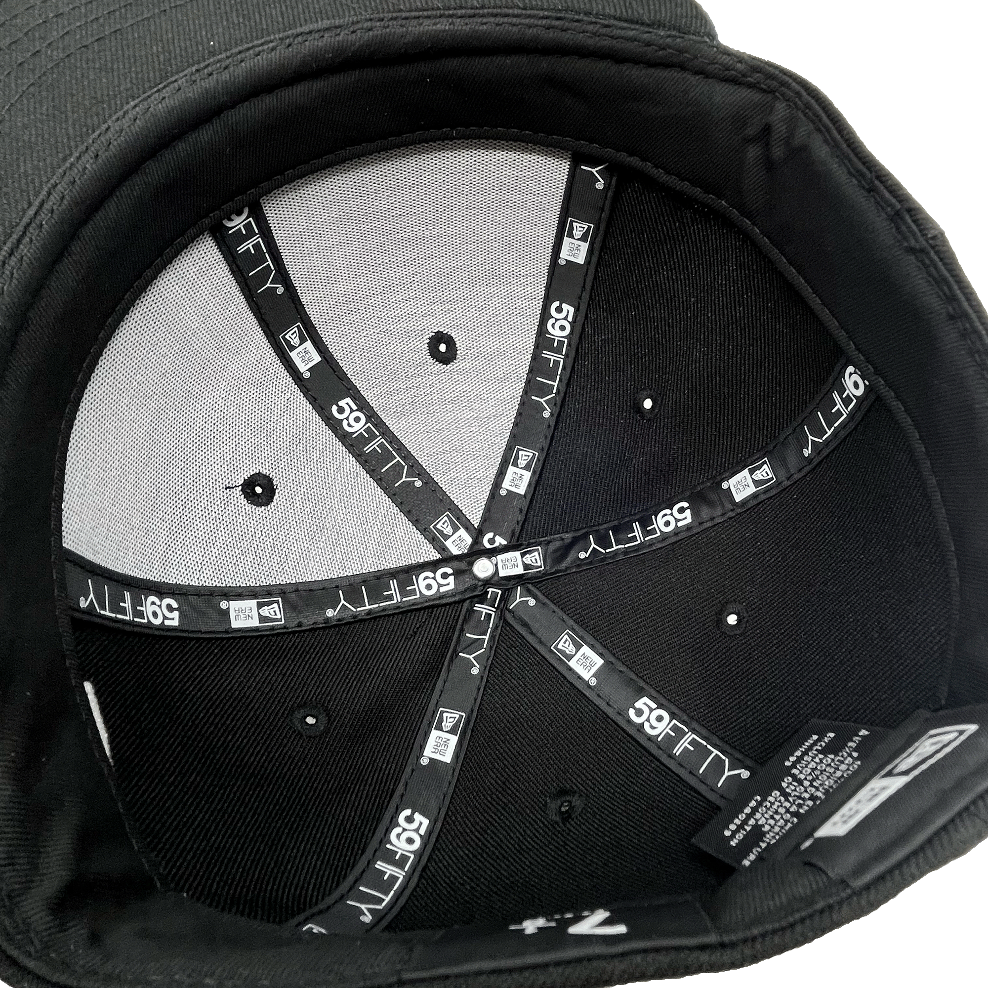 5950 New Era taping on inside of hat.