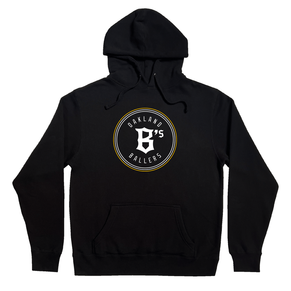 Pullover Sweatshirt Oakland Ballers Heavyweight Hoodie Black