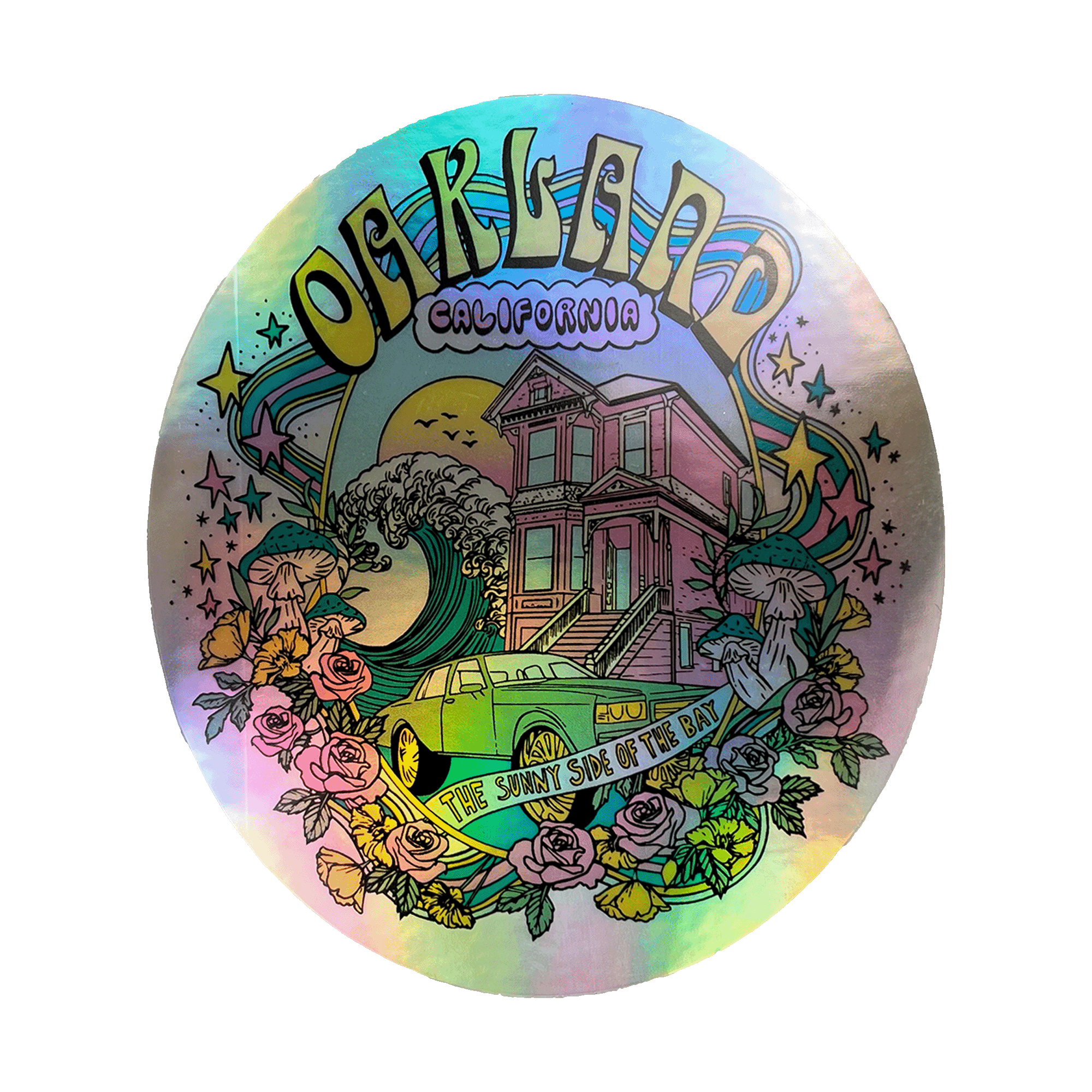 Oakland Dream Holographic Sticker