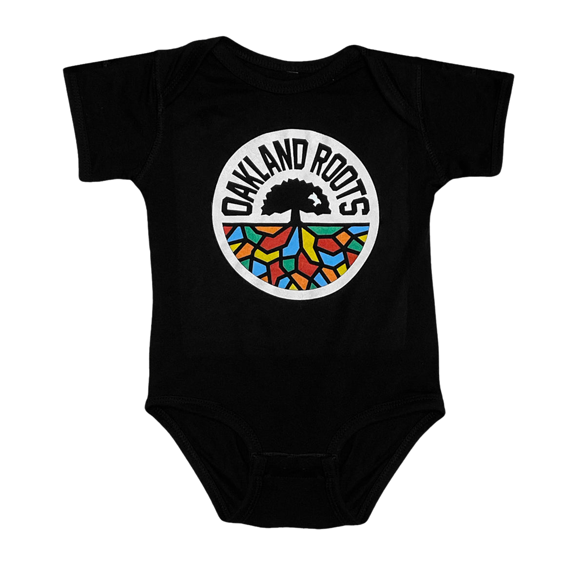 Infant Oakland Roots SC Logo One-Piece