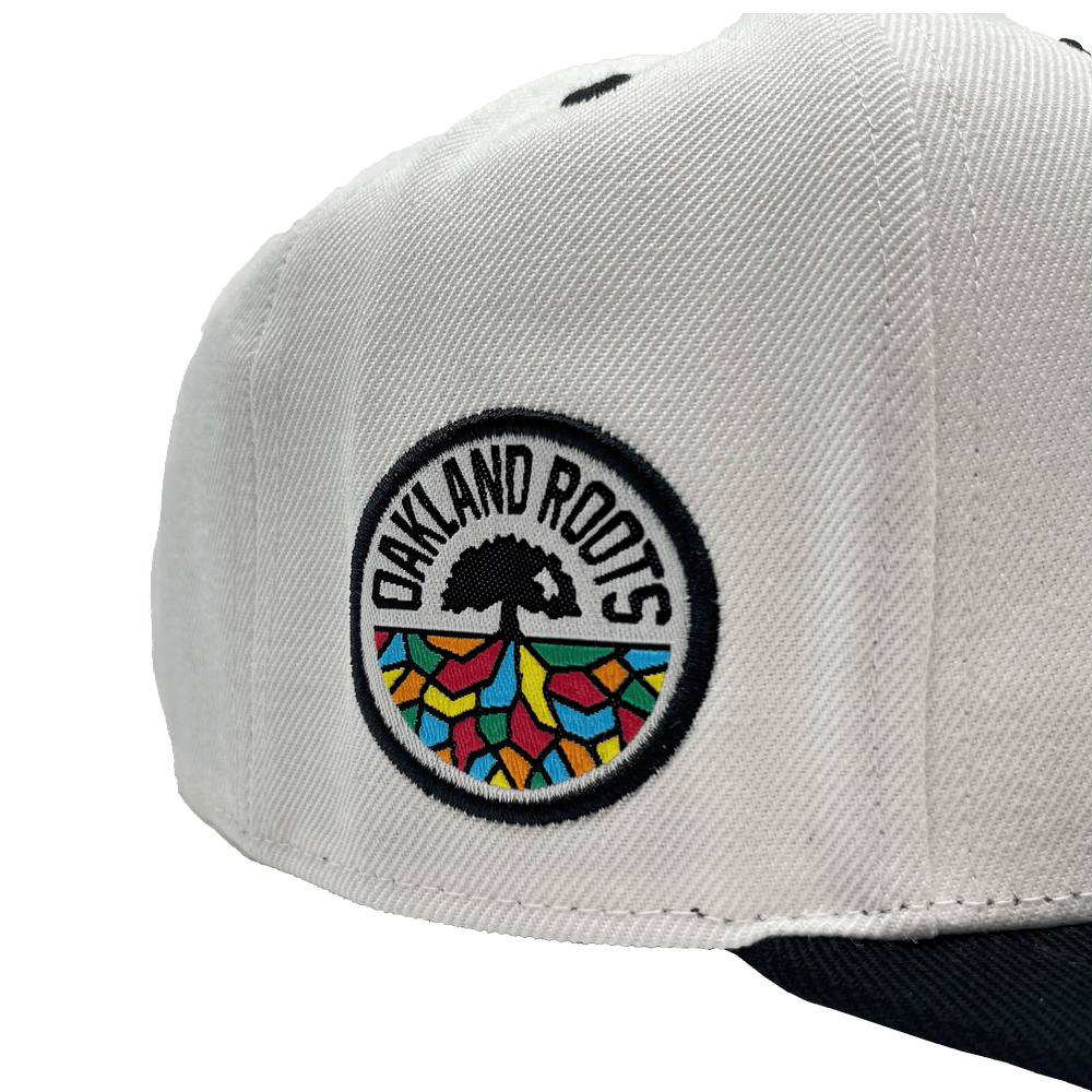 Oakland Roots SC Arched Text Snapback 7260575367283