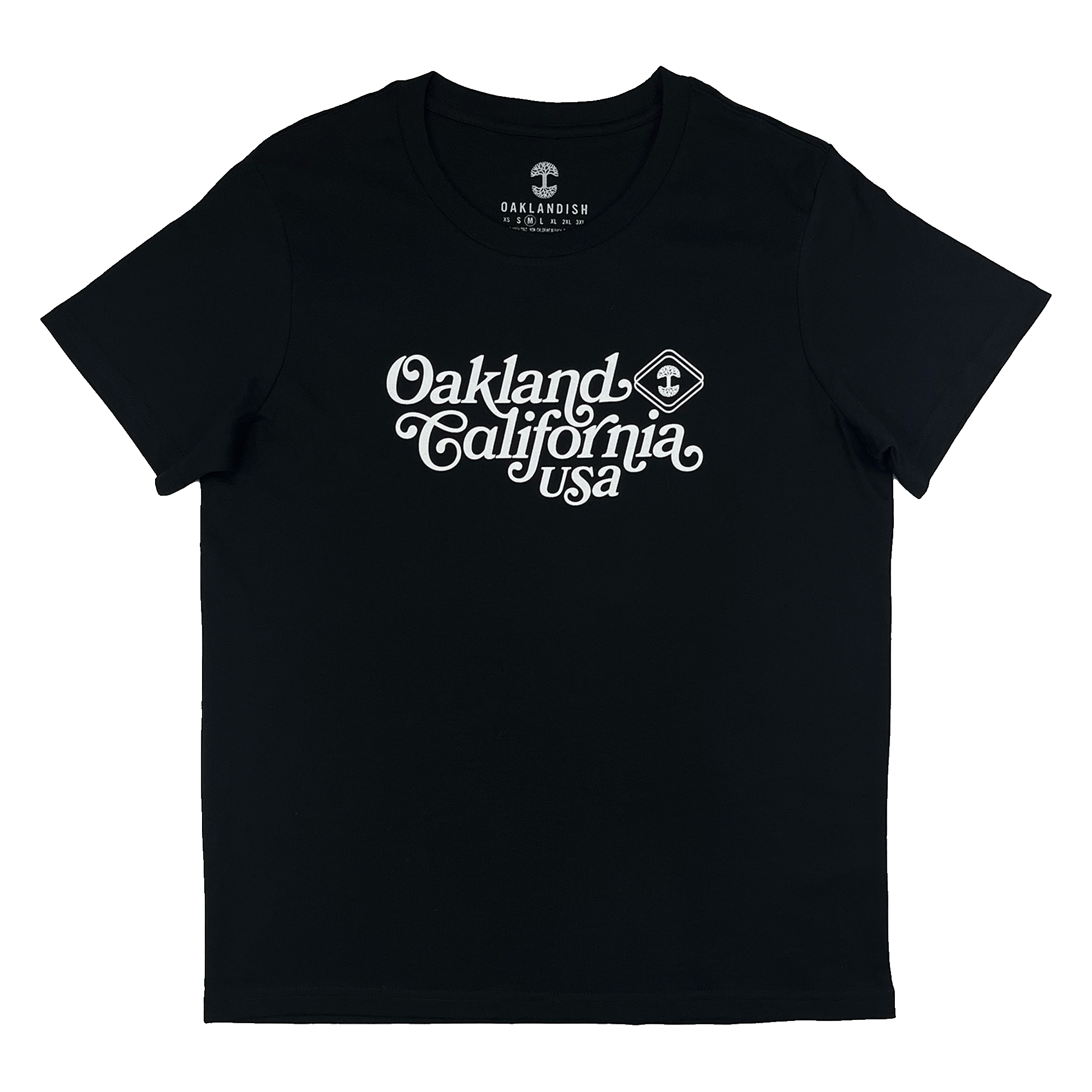 Women’s T-Shirt - Bookman Vintage, Oakland, California USA, Black