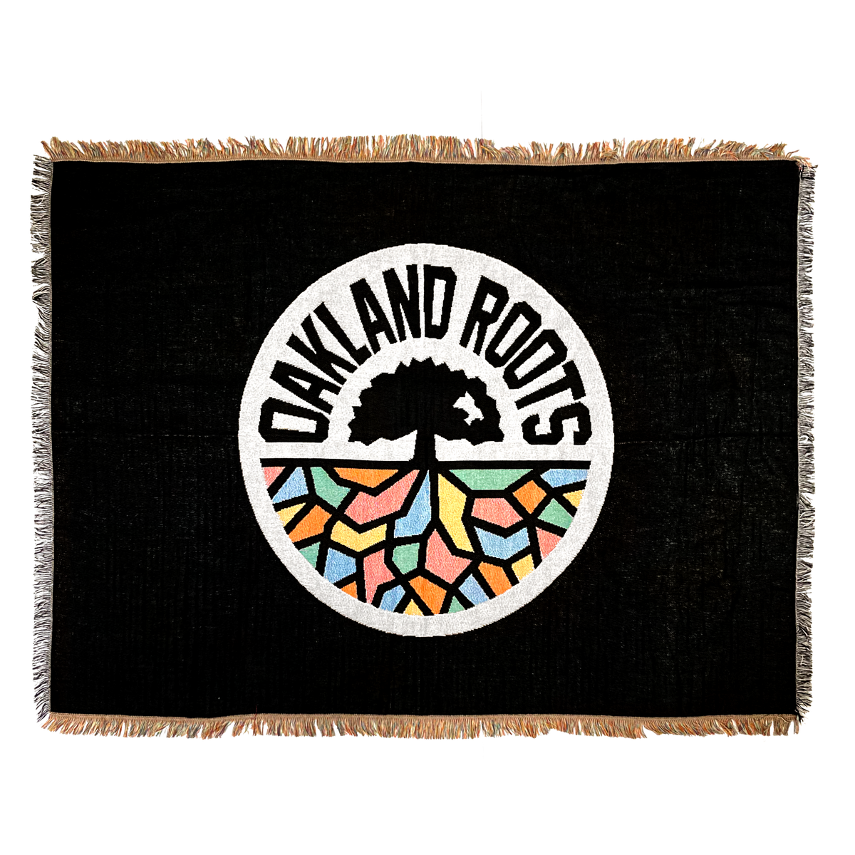 Oakland Roots Pattern Oakland Roots SC Throw 7060936917107