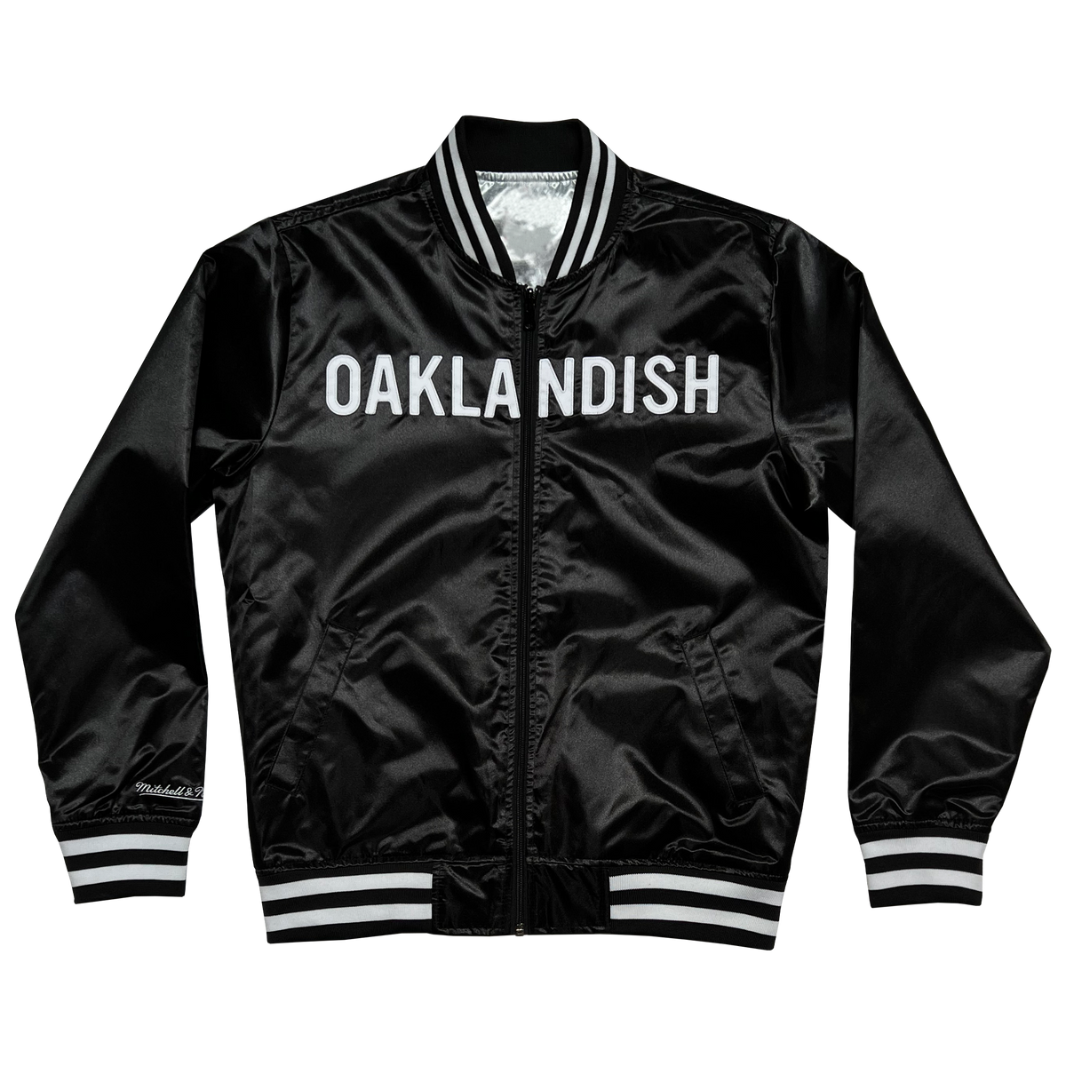 Mitchell & Ness x Oaklandish Reversible Satin Jacket