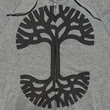 Zip Hoodie - Oaklandish Logo Applique, Grey with Olive Logo XX-Large / Carbon/Olive