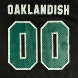 Oaklandish Football Jersey - Official Away, O for Oakland, Boxy Mesh, White X-Large / White