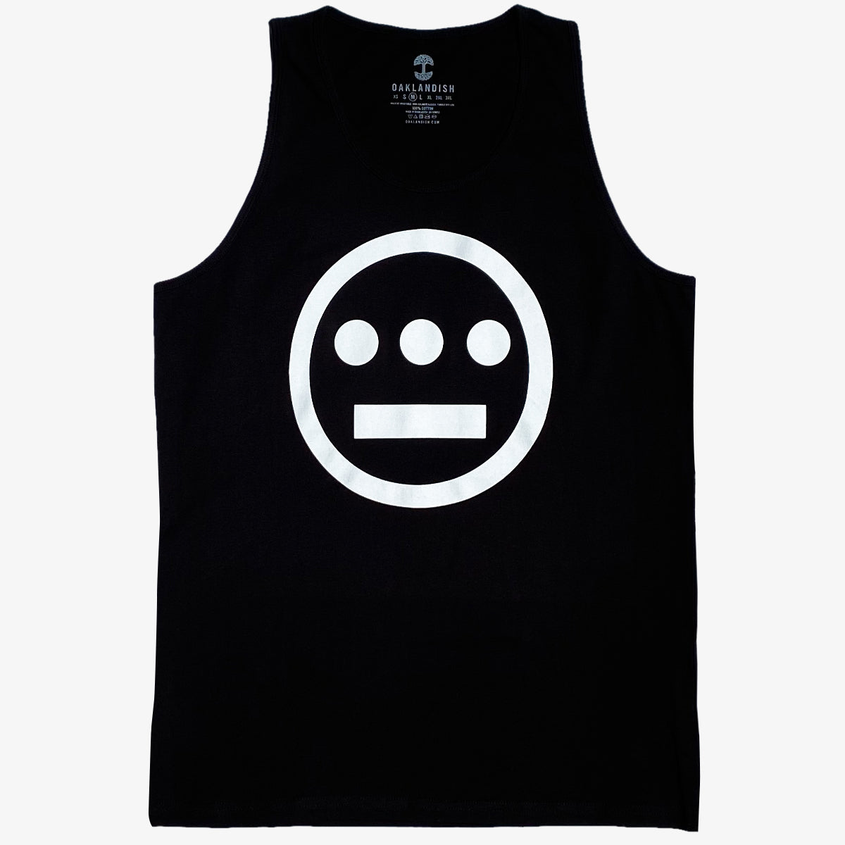 Black tank top with white Hieroglyphics hip hop logo on the chest.