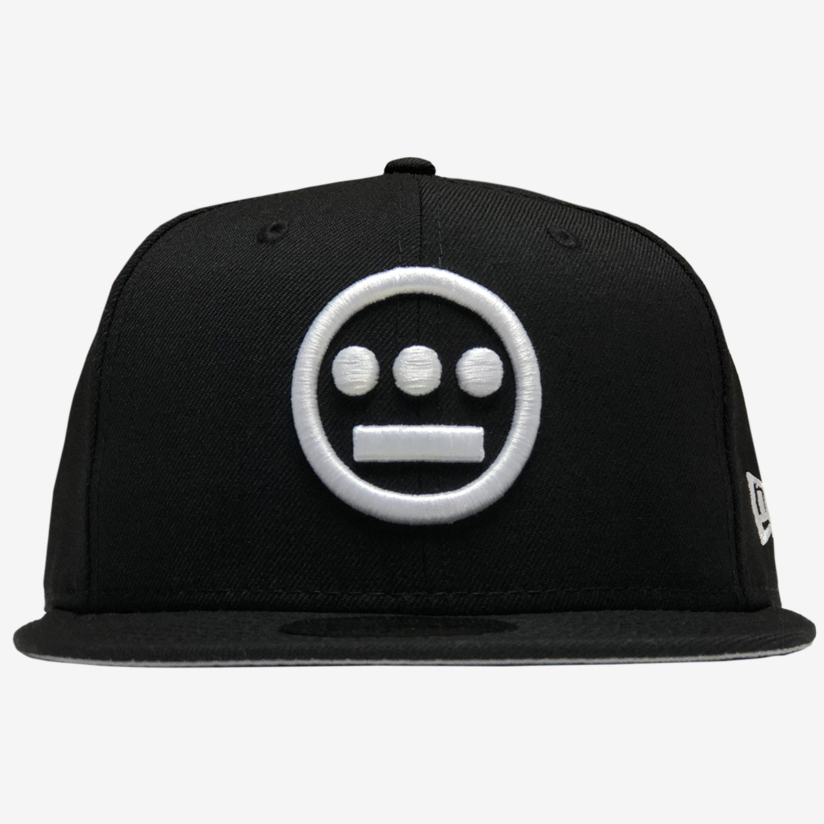 Black cap with white embroidered Hieroglyphics hip-hop logo on the crown.