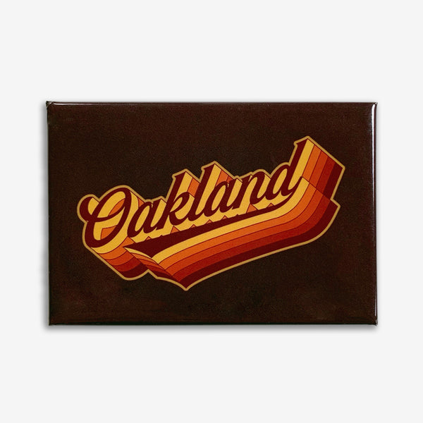 Refrigerator Magnet - Swash Oakland Seventies Style 