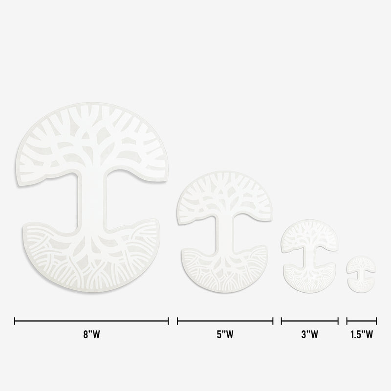 Car Decal  - Oaklandish Tree Logo, White