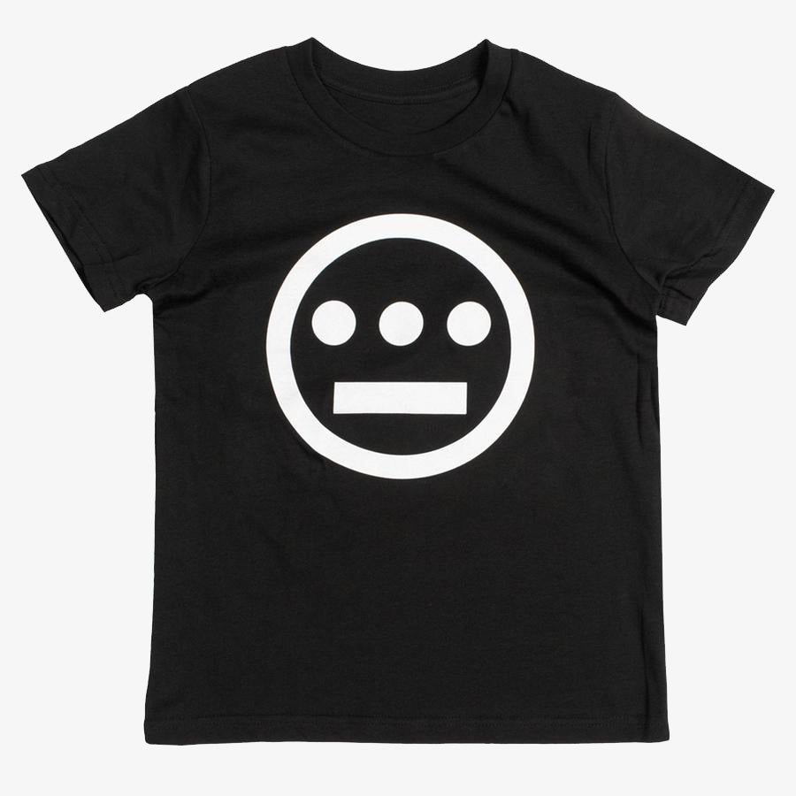 Youth T-Shirt - Hiero Logo, Black with White Hiero Logo, Cotton